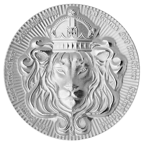 100g Silver Round Scottsdale Stacker