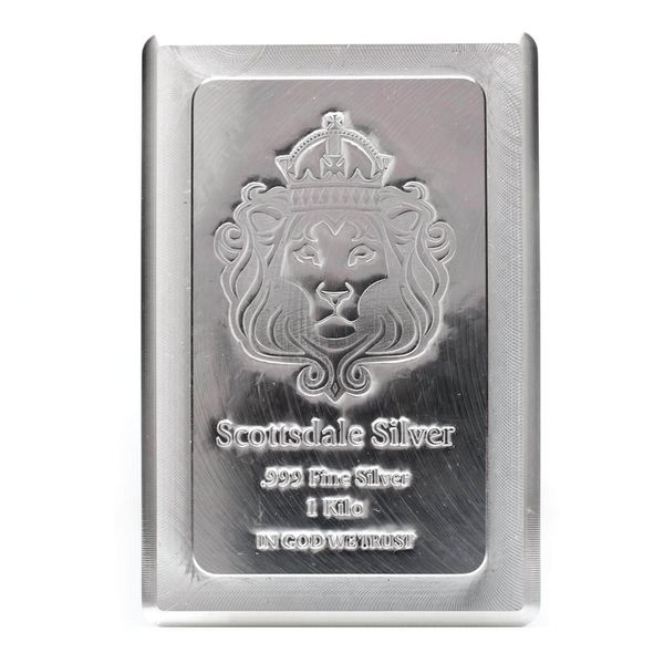 1 Kilo Silver Bar Scottsdale Stacker