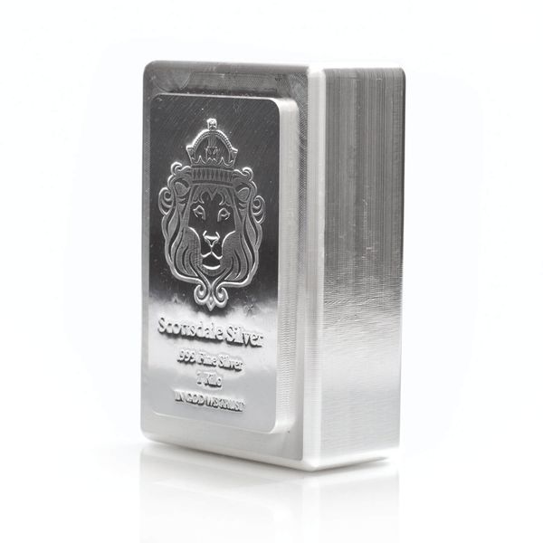 1 Kilo Silver Bar Stacker Scottsdale Mint