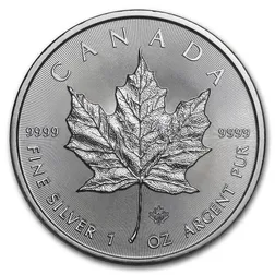 2020 Canada Silver Maple Leaf 1 oz Silver Coin