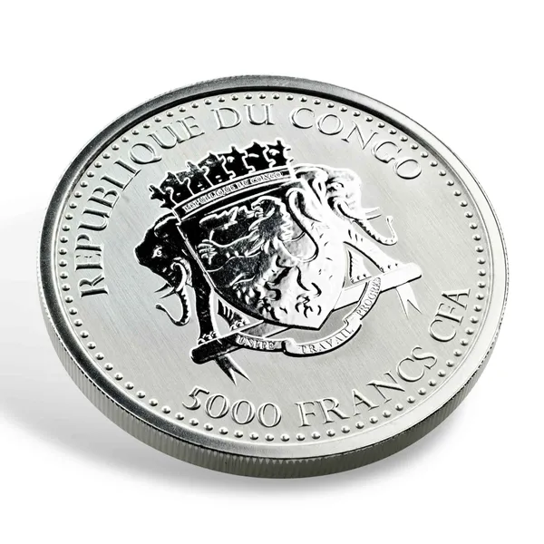 2020 Congo Gorilla 1 oz Silver Coin