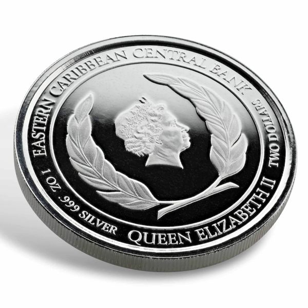 2020 Ec8 Antigua & Barbuda "rum Runner" 1 Oz Silver Color Coin (copy)