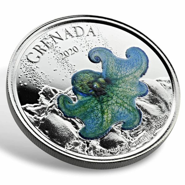 2020 Ec8 Dominica "hummingbird" 1 Oz Silver Color Coin (copy)