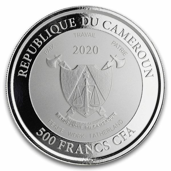 2019 Cameroon Cheetah 1 Oz Silver Coin (copy)