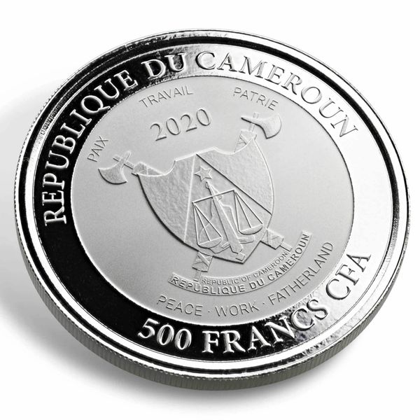 2019 Cameroon Cheetah 1 Oz Silver Coin (copy)