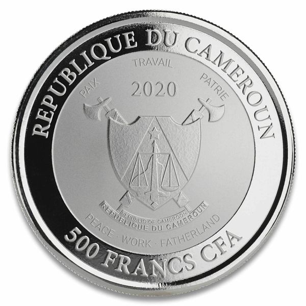 2020 Ec8 Grenada "octopus" 1 Oz Silver Color Coin (copy)