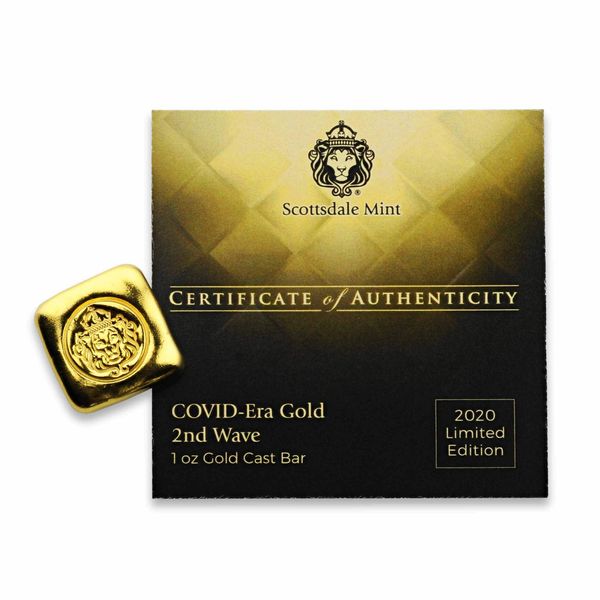 Covid Era Gold 2 Oz .9999 Gold Round (copy)
