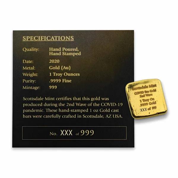 Covid Era Gold 2 Oz .9999 Gold Round (copy)