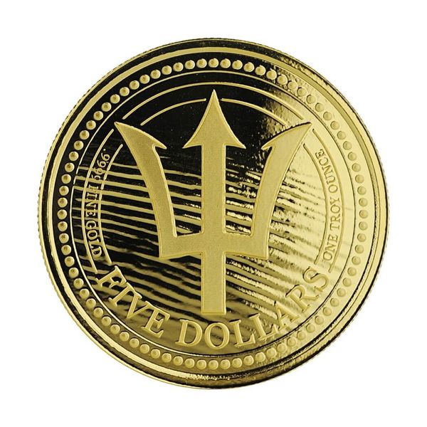 2020 Barbados Trident Gold