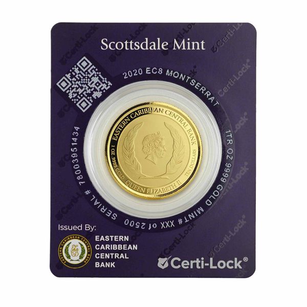 2020 Ec8 St. Kitts & Nevis "siege Of Brimstone Hill" 1 Oz Gold Coin (copy)