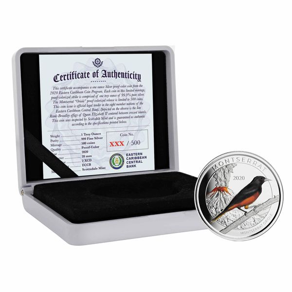 2020 Ec8 St. Kitts & Nevis "siege Of Brimstone Hill" 1 Oz Silver Color Coin (copy)