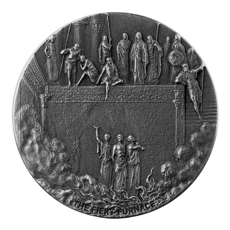 2020 Biblical Series | Fiery Furnace 2 Oz Silver Coin