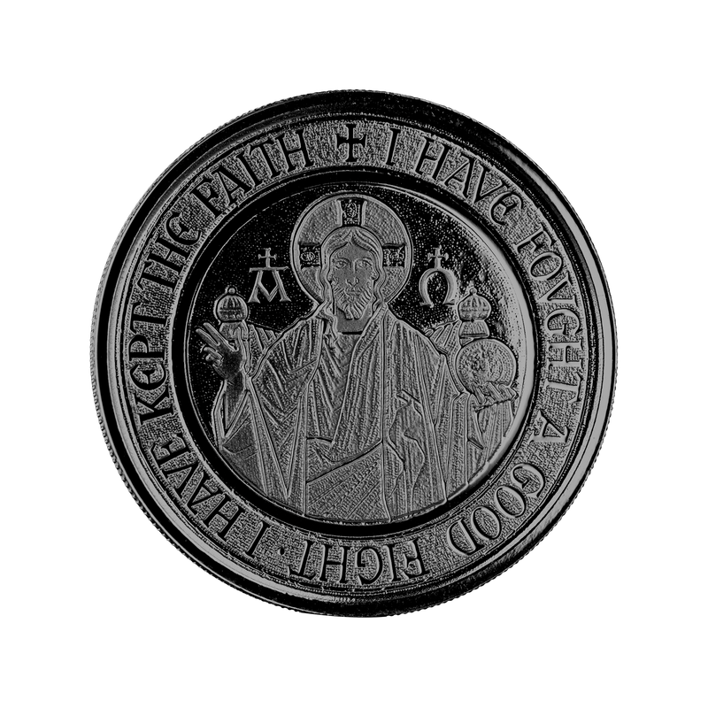 2021 Samoa Alpha & Omega 1/2 Oz Silver With Black Rhodium Proof Coin