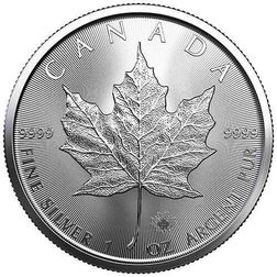 2021 Canada Silver Maple Leaf 1 Oz Silver Coin