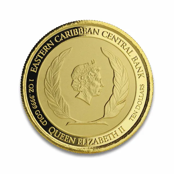 2020 Ec8 St Vincent & The Grenadines "pax Et Justitia" 1 Oz Silver Color Coin (copy)