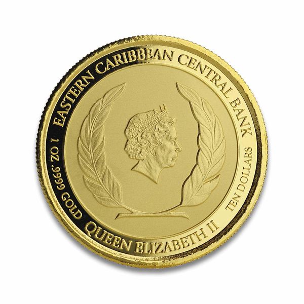2020 Ec8 St Vincent & The Grenadines "pax Et Justitia" 1 Oz Silver Color Coin (copy)