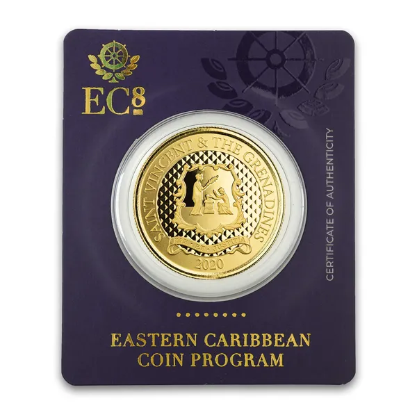 2020 Ec8 St Vincent & The Grenadines "pax Et Justitia" 1 Oz Silver Color Coin (copy)