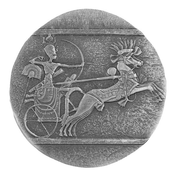 2020 Ers Chariot Race 5 Oz Antiqued Silver Coin