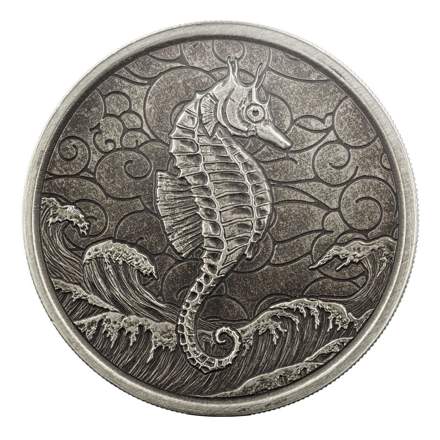 2020 Samoa Seahorse Antique 03