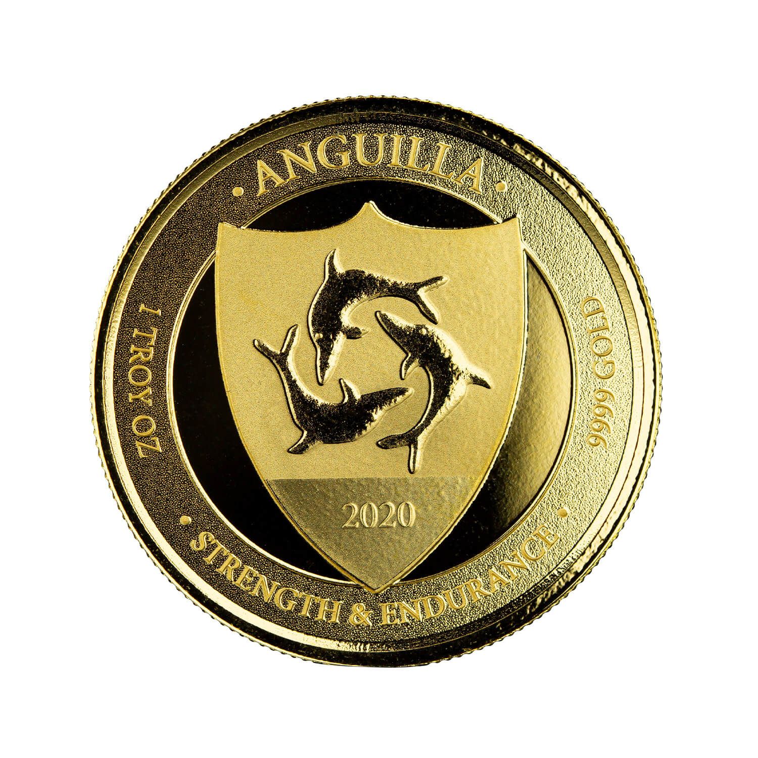 2020 Ec8 St. Lucia "whiptail Lizard" 1 Oz Gold Coin (copy)