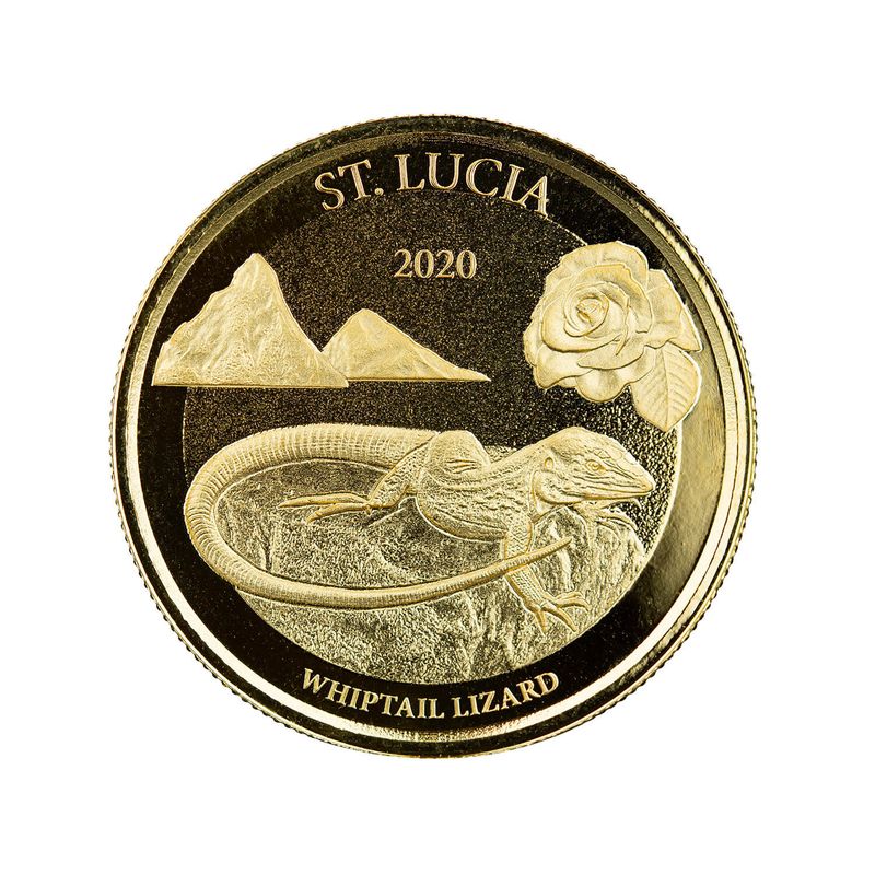 2020 Ec8 St Vincent & The Grenadines "pax Et Justitia" 1 Oz Gold Coin (copy)