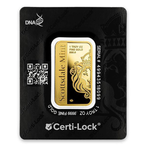 Archangel Michael 1 Oz .9999 Gold Bar