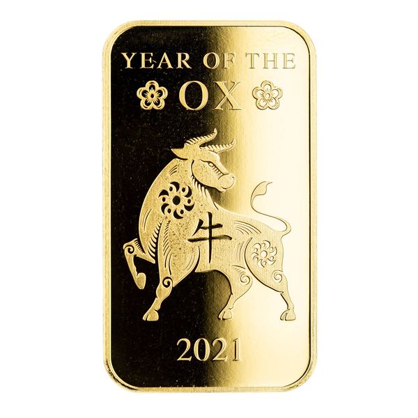 2021 Year of the Ox 1oz Gold