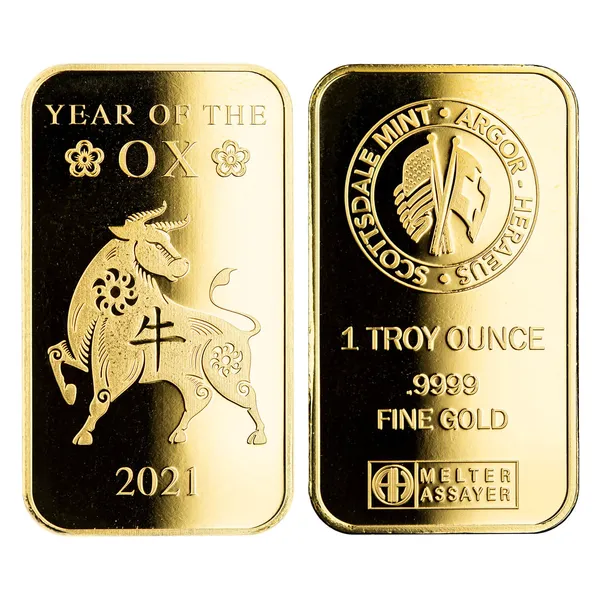 2021 Year of the Ox 1oz Gold
