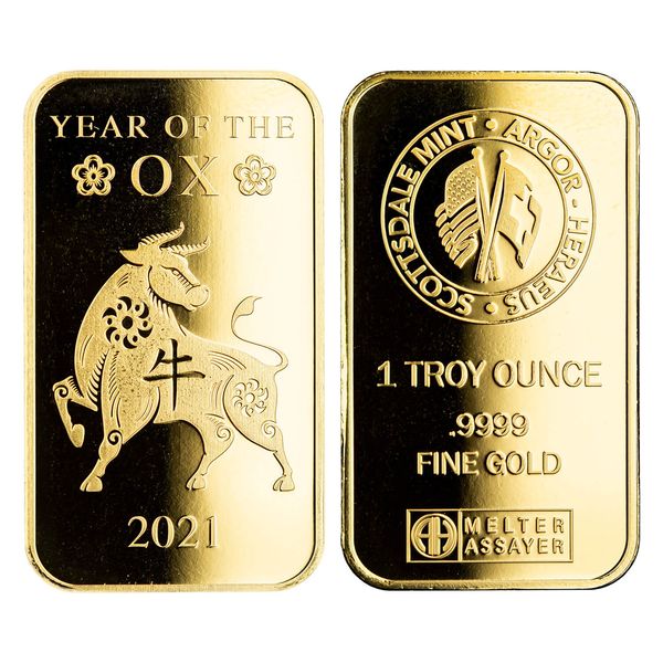 2021 Year of the Ox 1oz Gold