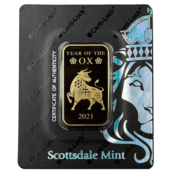 2021 Year of the Ox 1oz Gold