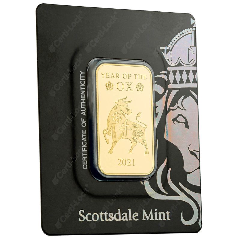 2021 Year of the Ox 1oz Gold