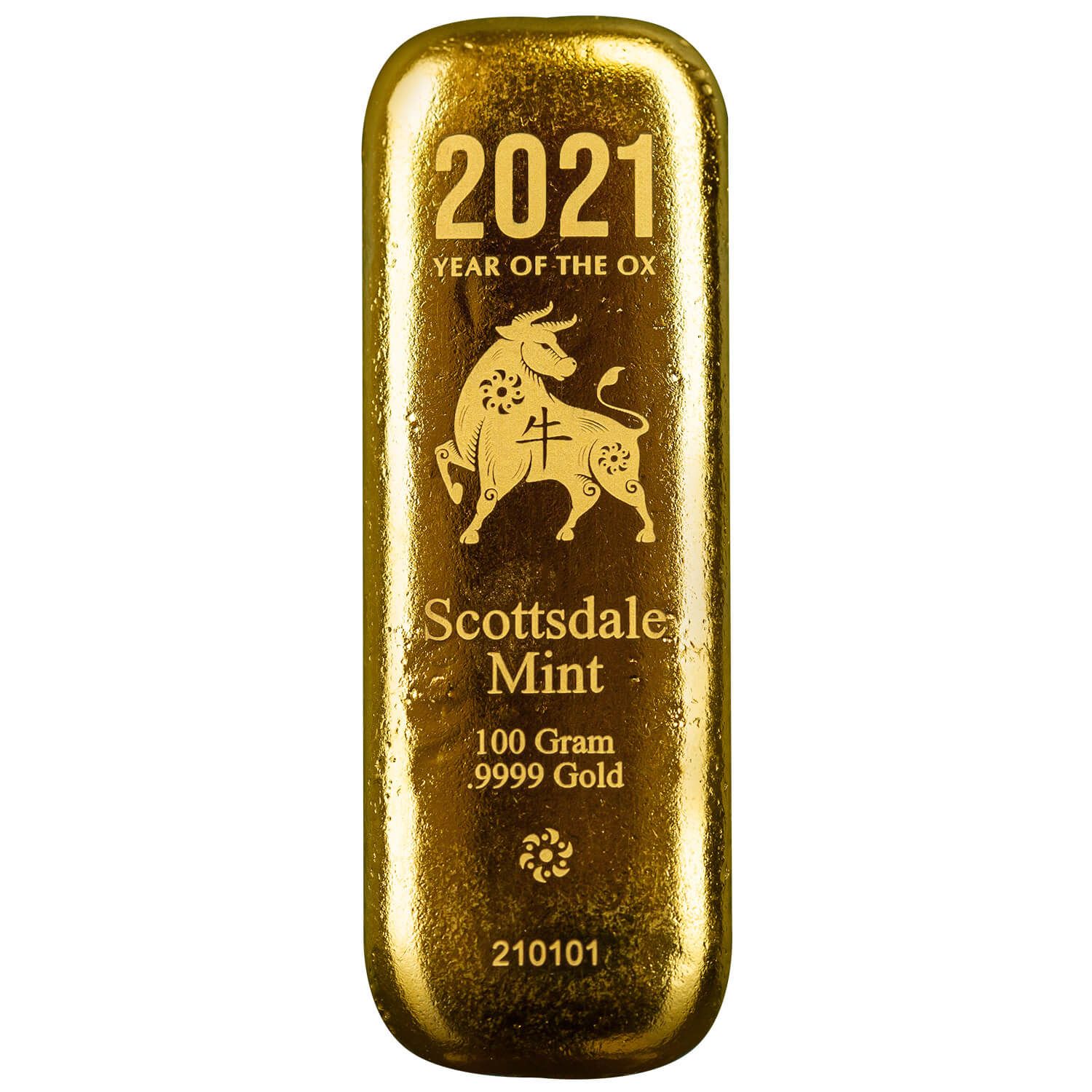 2020 Year Of The Rat 100 G Gold Bar (copy)