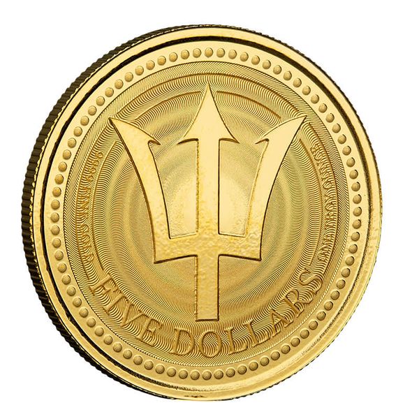 2020 Barbados Trident 1 Oz Gold Coin (copy)