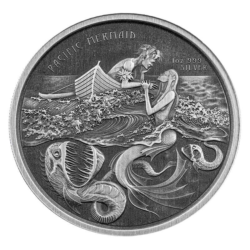 2021 Samoa Pacific Mermaid 1 Oz Silver Coin (copy)