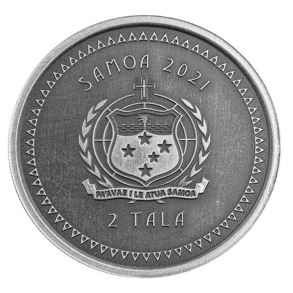 2021 Samoa Pacific Mermaid 1 Oz Silver Coin (copy)