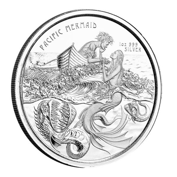2018 Fiji Mermaid Rising 1 Oz Silver Coin (copy)