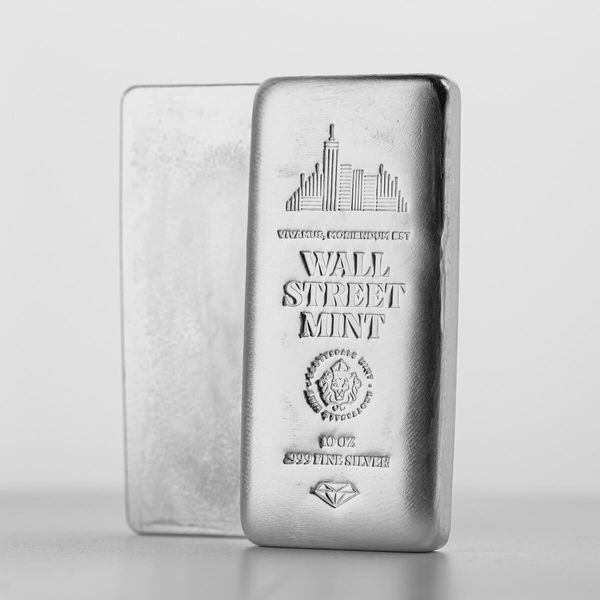 Wall Street Mint Silver 10 Oz Silver Bar