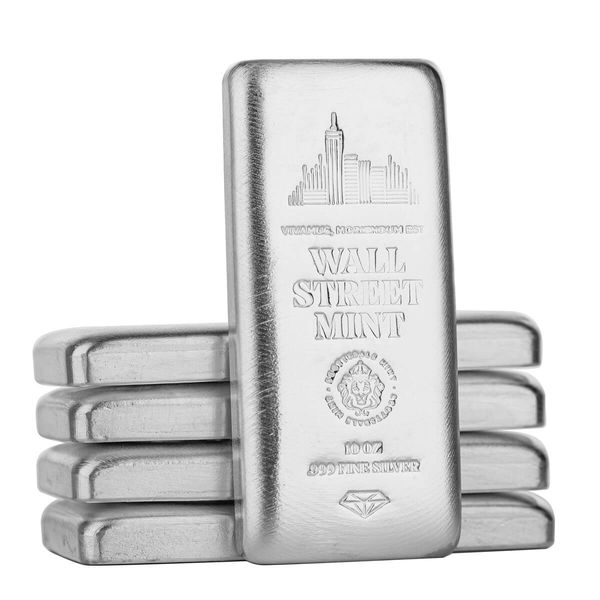 Wall Street Mint Silver 10 Oz Silver Bar