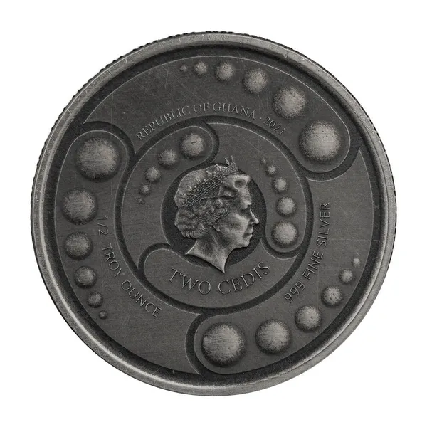2021 Ghana Alien 1 Oz Silver Coin Bu (copy)