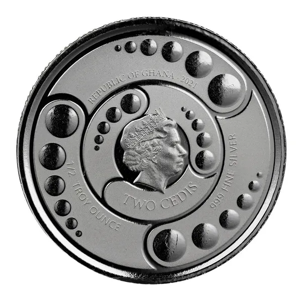 2021 Ghana Alien 1 Oz Silver Coin Bu (copy)