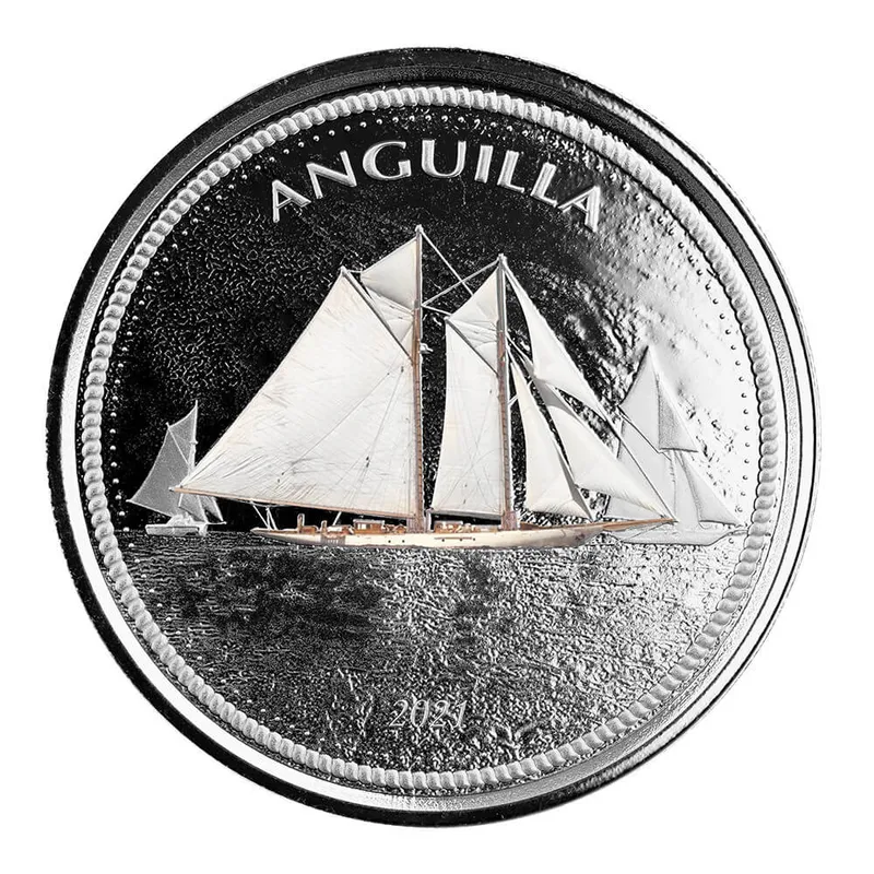 2021 Scottsdale Mint Ec8 Anguilla 07 Silver Color