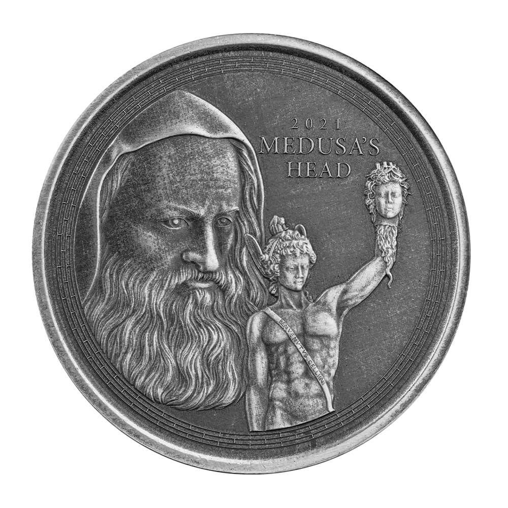 2021 Scottsdale Mint Gibraltar 1 Oz Silver Antique 01