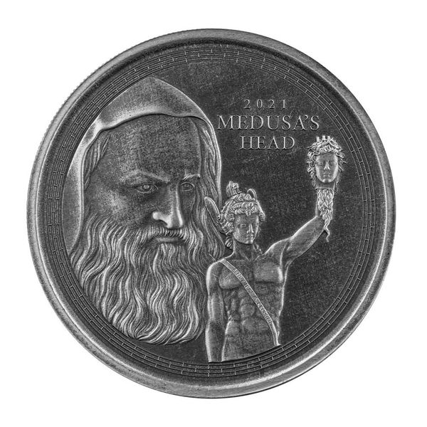 2021 Scottsdale Mint Gibraltar 1 Oz Silver Antique 02
