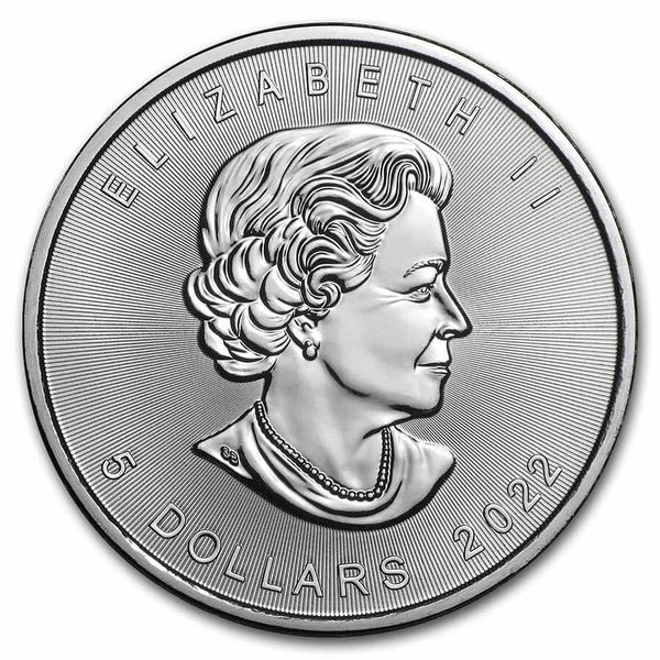 2022 Canada Silver Maple Leaf 1 Oz Silver Coin