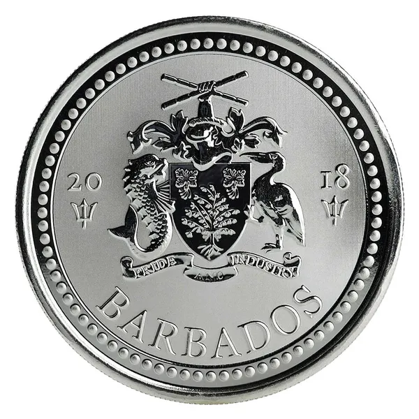 Promo 2017 Barbados Trident 1 Oz Silver Coin Tube Of 20 (copy)