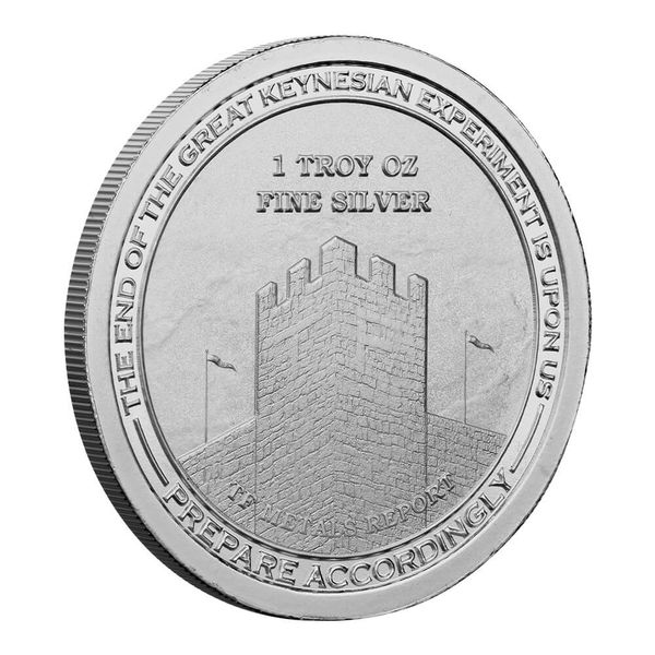 2022 Tf Metals Report 1 Oz Silver Round Scottsdale Mint 01