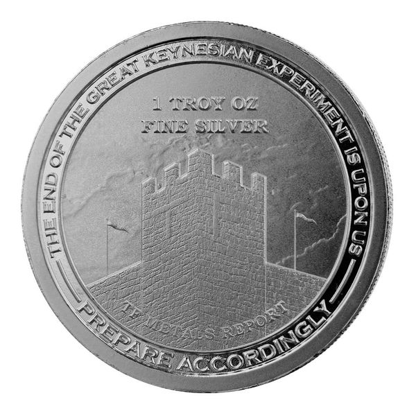 2022 Tf Metals Report 1 Oz Silver Round Scottsdale Mint 02