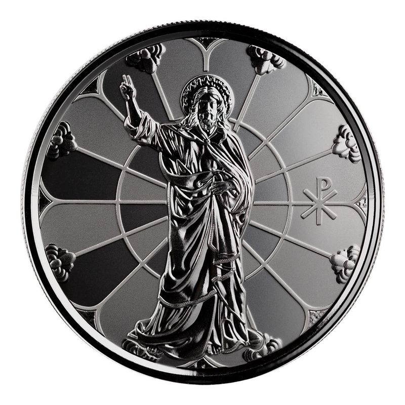 2022 Samoa Jesus Collection Christ The Light 1 Oz 999 Fine Silver Bu Coin 05
