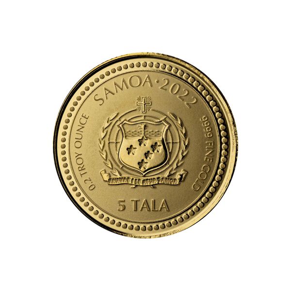2022 Samoa Jesus Collection Christ The Light 1 Oz 9999 Fine Gold Coin 02