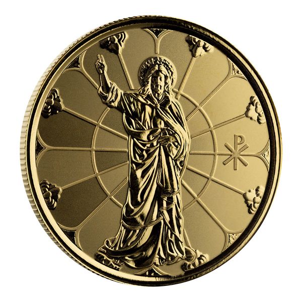 2022 Samoa Jesus Collection Christ The Light 1 Oz 9999 Fine Gold Coin 03